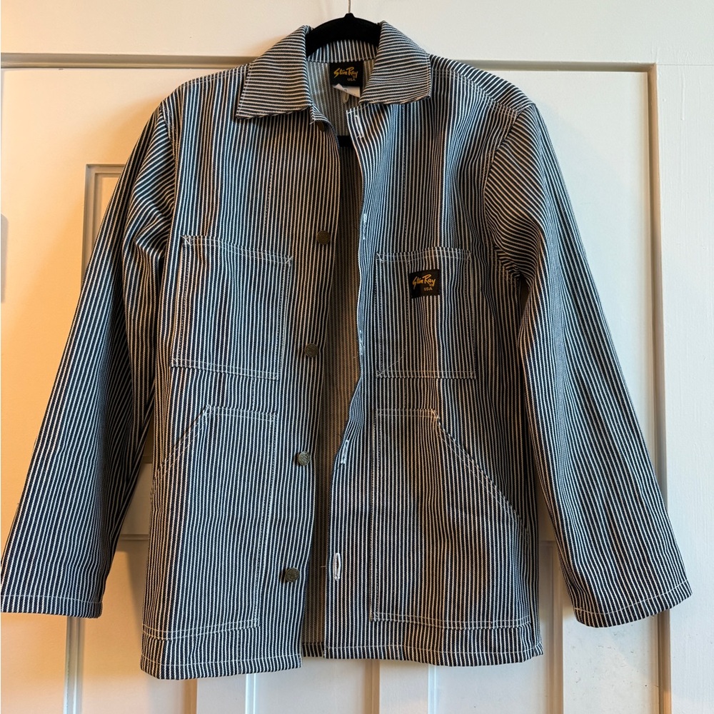Stan Ray Shop Chore workwear Jacket - Hickory Stripe